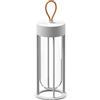 Flos - Lampada da esterno ricaricabile senza fili In Vitro - Bianco - Vetro borosilicato - Designer Philippe Starck