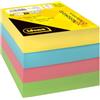 Idena 11199 - Blocco note, 9 x 9 cm, 700 fogli incollati, blocco note in carta FSC-mix da 75 g/m² in 4 colori, blocchi note sostenibili