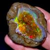 akgemsandjewellery_786 Etiope opal, Welo Fuoco opal, Naturale opal Grezzo, opal Gemma 235Ct 52x44 MM