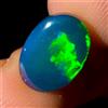 AK GEMS AND JEWELLERY Opal, Naturale Honeycomb opal Cabochon, Etiope Nero fire opal 2.7 KT 11x8 MM