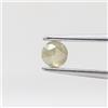 Sparkling Fancy Diamonds Diamante Naturale 0.17 ct Taglio Rose Cut Rotondo 3.8 mm Giallo Chiaro
