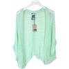 Blackout Cardigan Aperto In Maglia DNN Denim Nero Da Donna XL Mint