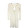 Vila Shinny L/S Glitter Abito Donna Piccolo Elasticizzato Scollo A V Midi