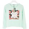 Blackout DNN Marina Felpa Donna 2XS Rivestito Anteriore Manica Lunga Girocollo