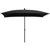 Ombrellone da Giardino 2,4x1,5 m Palo Ø27 mm in Acciaio Maffei Kronos Antracite
