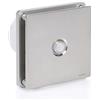 STERR Ventilatore da bagno, 100 mm, con PIR, in acciaio inossidabile, 100 P-S, 10 W