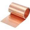 QUARKZMAN Rotolo Di Lamiera Di Rame 2500mm x 100mm x 0.1mm Nastro Di Rame | Lamiera metallo, 99.9% Puro, 4 x 8.2ft, 38 Gauge, Per Progetti DIY Elettrici, Multiple Dimensioni