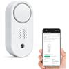 Haozee Sensore di vibrazione Zigbee con funzione di allarme, sirena radio da 110 dB