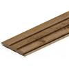 Decoration Pannelli Decorativi 3D in MDF Effetto Legno, 275 x 11,9 x 1,6 cm, Set da 4 Pezzi (Noce)