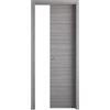 Generico Porta Scorrevole in MDF, 210x60/70/80/90 cm, Design Moderno, Reversibile, con Kit Maniglie e Telaio (Micro Grigio, 2100x700)