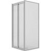 Idralite Box Doccia Angolare 70x70CM H185 Cristallo Stampato C Fisso+Saloon 2 Ante Battente 70 mod. Clint