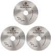 SI FANG 3 lame circolari HSS da 50 mm, adatte per mini sega da banco, 5 x 100 x 3/8 , lama da tavolo HSS per taglio di zinco vetro macchiato, legno, plastica, metallo