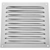 SOTECH Griglia di ventilazione 170 x 170 mm in vero acciaio inossidabile | spazzolato con protezione anti-insetti di scarico dell'aria, di da avvitare