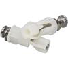 Fodlon 2pcs Vite del Coperchio del Water Vite di Espansione per WC Vite Fissaggio Sedile WC Parti di Ricambio per Coperchio WC Realizzato in Acciaio Inossidabile e Plastica