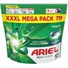 Fairy Ariel PODS® All-in-1 Detersivo liquido per bucato in capsule 70 lavaggi, originale, eccezionale rimozione delle macchie in 1 lavaggio, brrrilliant in freddo e corto