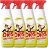OièS Saniessenza Detergente Profumato 750 ml - Gialla (4 Unità) | Profumatore Ambiente 5 in 1 Spray Igienizzante Multiuso per Pavimenti e Superfici - Profuma, Igienizza, Deodorizza e Spolvera
