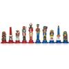 Italfama Napoleone Dipinto a Mano Metallo Scacchi Pezzi Set, King 9.5cm Italia
