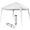 XONE Gazebo in Acciaio Bianco 3x3 MT 2,6h - RICHIUDIBILE A Ombrello Fisarmonica + Sacca