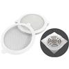 VOLURE Adesivo per Scarico a Pavimento, Filtro for lavandino USA e Getta Adesivi for Scarico Doccia Raccoglitore for Capelli Filtro 90/110mm 1-10 Pezzi(10pcs,90mm)