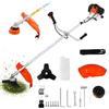 maryse Decespugliatore a Scoppio Professionale 52cc 2 Tempi - Sistema ANTIVIBRANTE e AVVIAMENTO FACILITATO - MULTIFUNZIONE 2 in 1 con Testina Tap & Go 2mm e Disco in Acciaio a 3 Denti - Tagliaerba a Scoppio