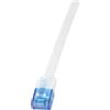 LogiLink Cavo patch CAT 5e piatto U/UTP/telefono bianco 0,25 m