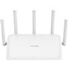 HiLook, alimentato da HIKVISION. Router Wi-Fi 6 modello WR-AX18(O-STD), versione EU, conforme agli standard IEEE 802.11a/n/ac/ax, velocità fino a 1800 Mbps, 3 porte LAN, 1 porta WAN, colore bianco