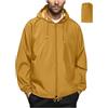 WZMYDBD Giacca Antivento Uomo Leggera Con Cappuccio Giacca Impermeabile Piegabile | Giacca Antipioggia Inclusa Borsa Ripiegabile Giubbotto Leggero Da Esterno Per Trekking Ciclismo Commuting Molteplici Colori