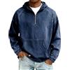 PODOLIXIA Felpa con cappuccio da uomo a maniche lunghe, per autunno | Maglietta da mezza stagione, classica, sportiva, comoda, elegante, stratificata, streetwear, autunno, jogging, bodybuilding