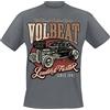 Volbeat Rise from Denmark Uomo T-Shirt Rosso Regular