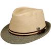 LIPODO CAPPELLISHOP Montenovo Cappello Trilby Pied de Poule Multicolore Prodotto in Italia Uomo Primavera Estate