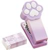 Generic Pinzatrice da ufficio, graffatrice portatile, per bambini, studenti, scuola, ufficio, viaggi, Natale, 2-15 fogli rilegati