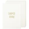 AolKee 50 fogli di carta A4 da 180 g/m², colore beige, per lavori artigianali, creazione di biglietti, inviti, stampanti, fotocopiatrici, cancelleria per matrimoni