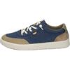 Lumberjack Groove: Uomo, Basic Scarpa da Ginnastica, Bleu, Canvas-Simil Pelle Frosted- 41