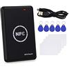 Dongyang Contactless 125KHz 13.56MHz Supporto per Lettore di Smart Card Scrivere Copiatrice/Duplicatore Programmatore USB Completo/Semi Crittografato con UID Scheda T5577 Tag