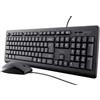 Trust Primo - Set di mouse per tastiera, layout AZERTY belga