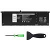 KEATFE V6W33 Batteria per laptop, 15V/54Wh Batteria di ricambio per Dell Inspiron 13 5000 5310 5320 5330 15 3000 3520, Latitude 3320 3330 3420 3430, Dell Vostro 13 5000 5310 5320 Series