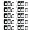 AIRTILY Porta Scheda di Recupero Cellulare da 10 Pezzi, Adattatore per Scheda Sim 4 in 1 E Perno di Espulsione, Universale per Smartphone, Facile da Convertire.