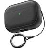 Generic Custodia per auricolari Air Pods Pro 3, antiurto, protettiva, in pelle, per AirPods Pro di terza generazione (nero)