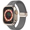 MUENShop Compatibile per Apple Watch Cinturino 49mm 45mm 44mm 42mm 38mm 40mm 41mm Cinturini Silicone Magnetico per iWatch Series SE 8 7 6 5 4 3 Ultra