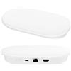 Generic per Google TV Streamer 4K Console Case Cover Protettive per Google TV Streamer 4K TV 2024 Custodia Protettiva in Silicone Shell Maniche (Bianco)