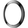 Generic Xiao Mi Watchs4 - Orologio con lunetta in metallo stile armatura, versione regolare, accessori per Xiaomi Mi Watch S4 (nero aereo)