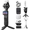 DJI Osmo Pocket 4P Combo Vlog, fotocamera vlog a doppio obiettivo | Zoom ottico 3×, 4K/240fps, gamma dinamica di 17 stop, 103 GB di memoria integrata, luce di riempimento, Osmo FrameTap