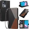 Generico DayQiQiPu Custodia per ZTE Nubia RedMagic 11 Pro/11 Pro+ (6,85 Pollici) Cover in Pelle PU con Colori Dopamina Custodia a Portafoglio Ribaltabile Antiurto Caso con Cinturino da Polso, Nero