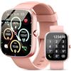 Matast 2026 Smartwatch Uomo Donna, 100+ Sportive Fitness Tracker con Sonno Contapassi Cardiofrequenzimetro, 1.91 Smartwatch con Effettua/Risposta Chiamate, Impermeabil IP68 Smart Watch per Android/iOS