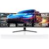 Gawfolk Monitor Curvo 44.5 UltraWide Gaming Monitor DQHD 5120x1440, 200Hz,1500R, FreeSync, VA, 2x DP 1.4, 2x HDMI 2.1, PBP/PIP