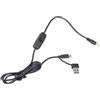 SHYYOULQE Cavo di ricarica da 5 V USB tipo C a connettori da 4,0 x 1,7 mm, cavo di alimentazione per luci a LED, telecamere di sicurezza giocattolo, 120 cm