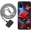 vingarshern Cover WIKO View 5 Plus Custodia in Silicone Sottile,Wiko View 5 Plus Cover Antiurto Con Motivo,Wiko View 5 Plus Case Silicone Con Catena/Cordino per Cellulare,Modèle*09