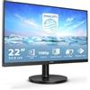 Philips Monitor 221v8 22 pollici 1920x1080, FHD, 75Hz, VA Panel, 4ms GtG, (HDMI1) Adaptive Sync, Nero