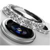 CloudValley Bling Protezione Fotocamera per iPhone18 Pro e Pro Max | Design interamente in Bling, 9H Vetro Temperato Ultra HD, Metallo Scintillante Antiurto, All Glitter Argento