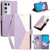 Generico DayQiQiPu Custodia per ZTE Nubia RedMagic 11 Air (6,85 Pollici) Cover in Pelle PU con Colori Dopamina Custodia a Portafoglio Ribaltabile Antiurto Caso con Cinturino da Polso, Viola